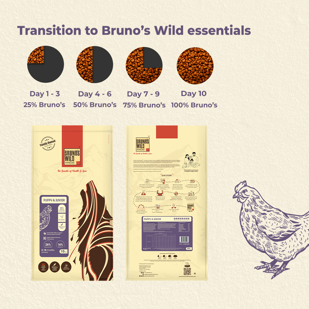 Bruno's Wild Essentials Puppy & Junior Dog Dry Food image 8