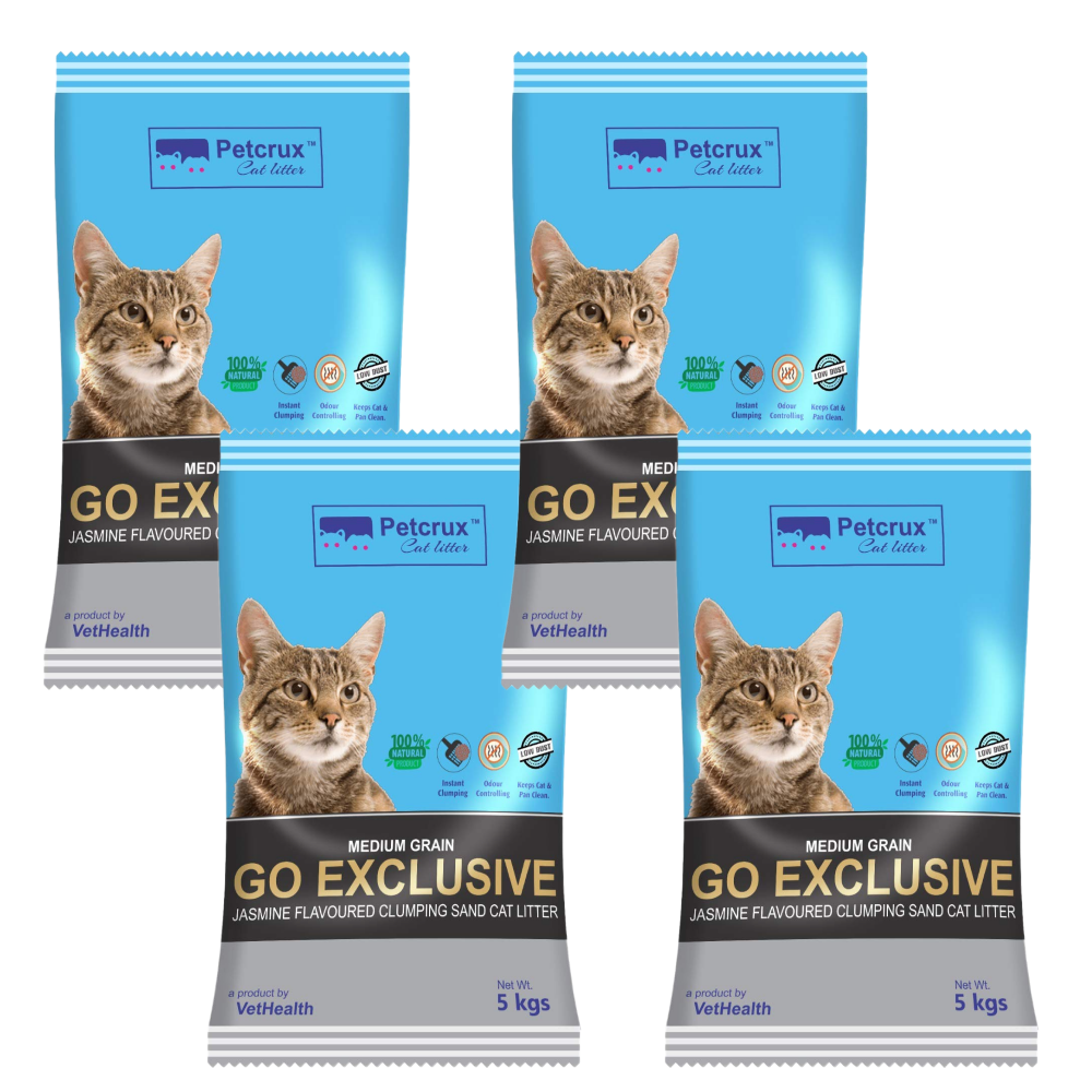 Petcrux Go Exclusive Scoopable Montonite Jasmine Cat Litter in Reusable Jute Bag image 4