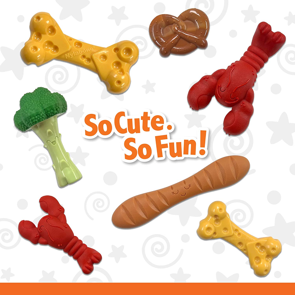 Nylabone Flavor Frenzy Pretzel Toy for Dogs (Brown) image 9