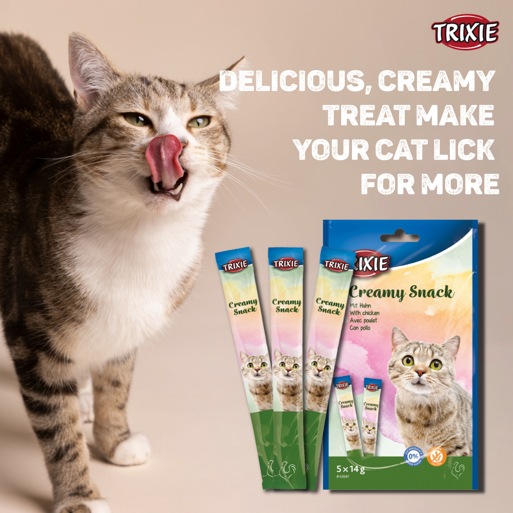 Trixie Snack with Chicken Creamy Cat Treat image 5