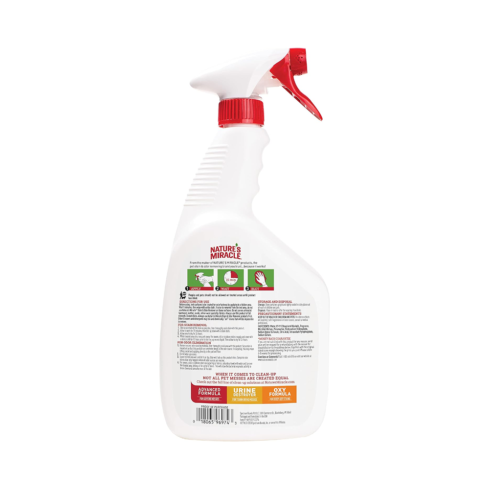 Nature's Miracle JFC Light Citrus Scented Stain and Odor Remover for Cats image 2