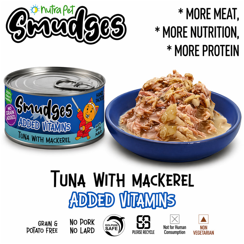 Smudges Tuna Flakes with Mackerel in Soft Jelly Adult Cat Wet Food image 7