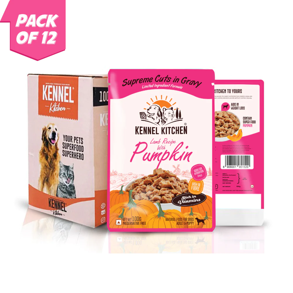 Kennel Kitchen Supreme Cuts in Gravy Lamb with Pumpkin Puppy & Adult Dog Wet Food (All Life Stage) image 7