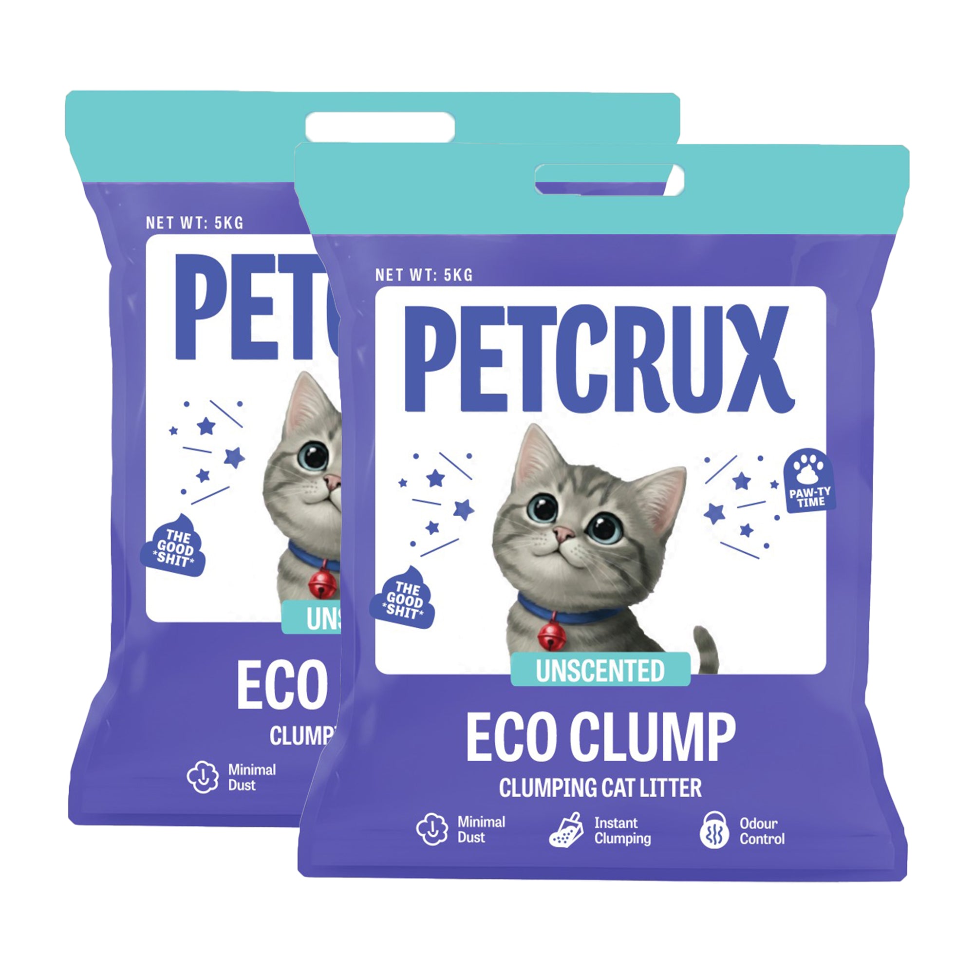 Petcrux Eco Clump Bentonite Unscented Cat Litter image 3