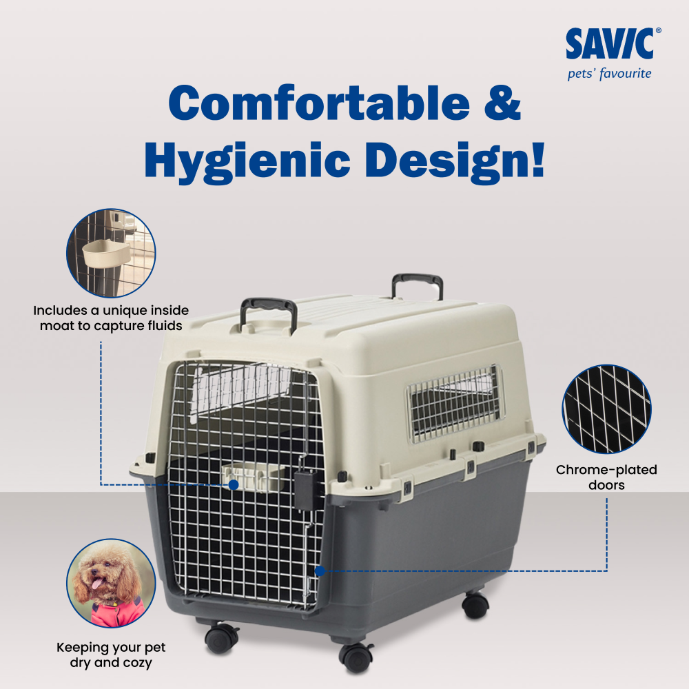 Savic Andes 5 Carrier for Dogs and Cats (Ivory) image 4