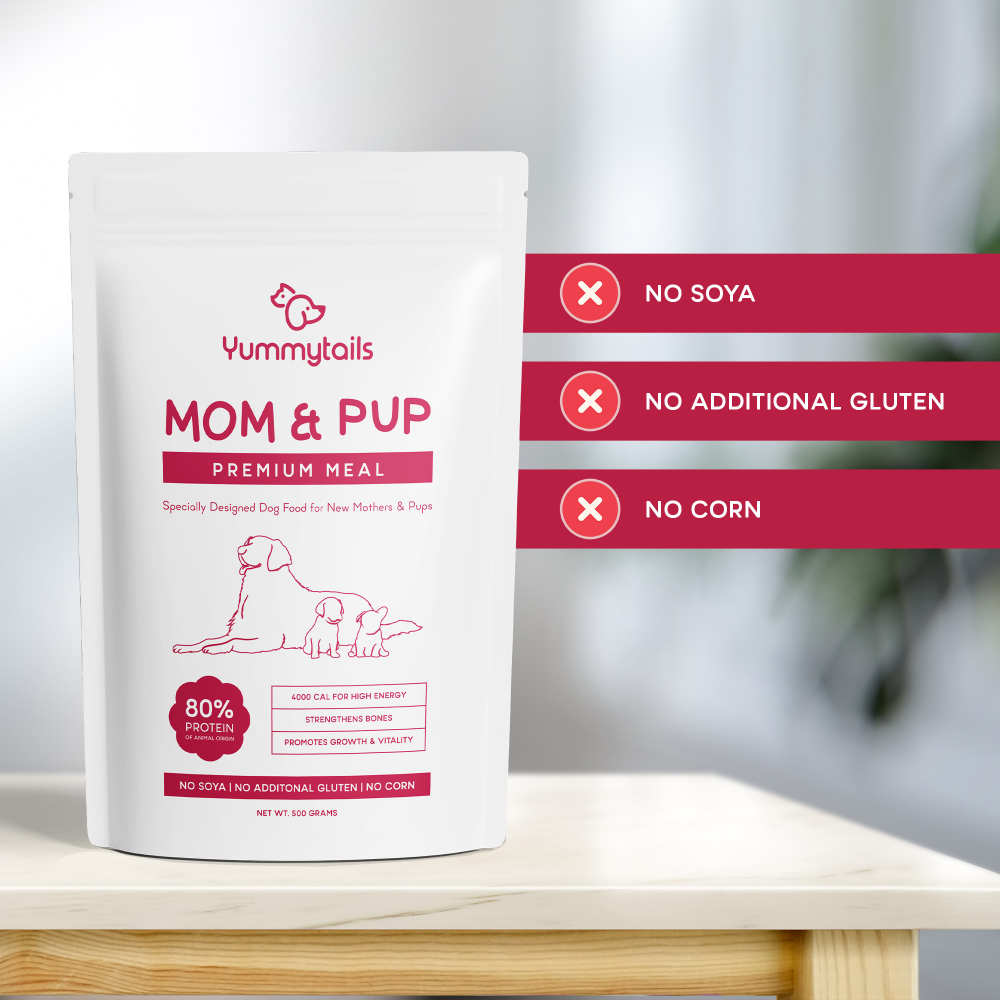 Yummytails Super Premium Mother and Puppy Dry Food | Chicken & Fish Flavor | Corn and Soya Free Formula image 6