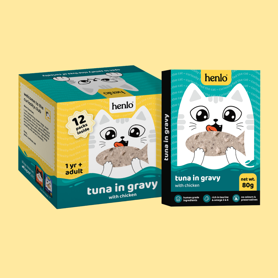 Henlo Tuna in Gravy with Chicken Adult Cat Wet Food | 100% Human Grade Ingredients image 2