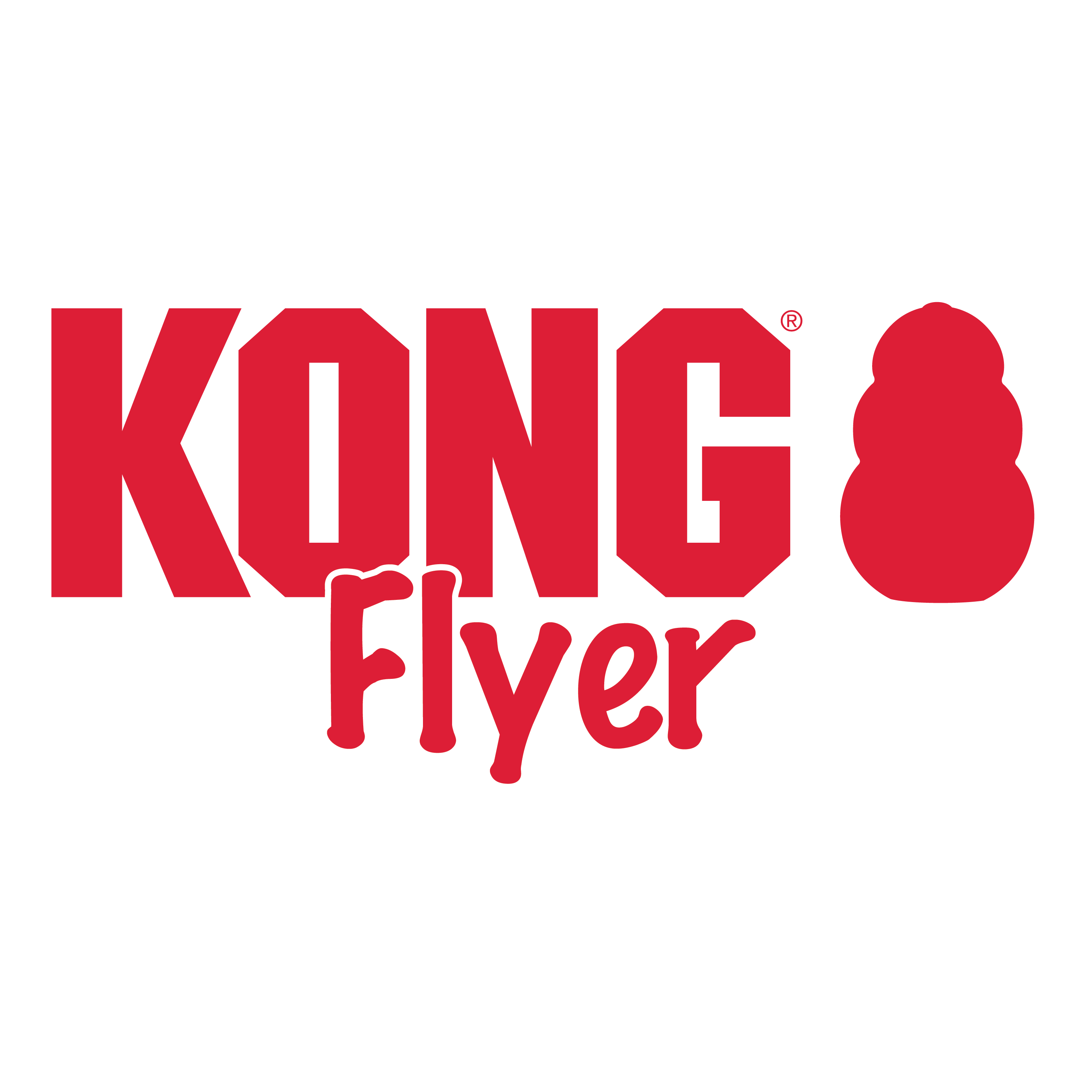 Kong Flyer Toy for Dogs (Red) image 5