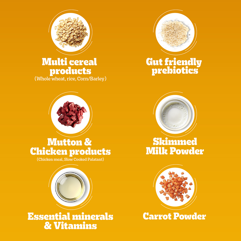 Pedigree Meat & Milk Puppy Dog Dry Food image 10
