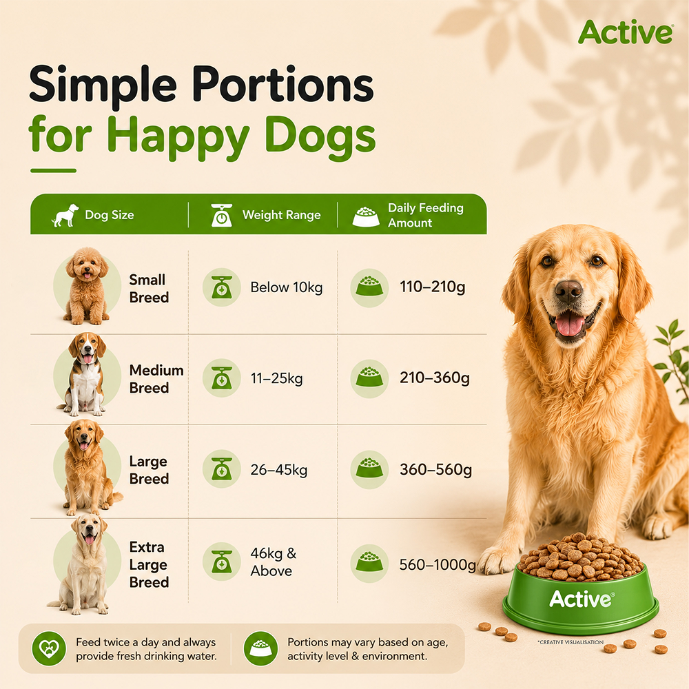 Active All Breed 100% Veg Dog Dry Food (Buy 1 Get 1) image 7