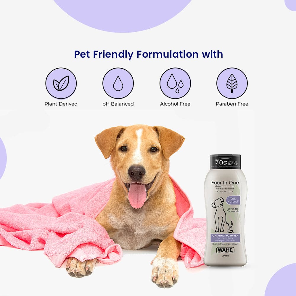 Wahl Four in One Lavender Chamomile Calming Shampoo for Dogs image 5