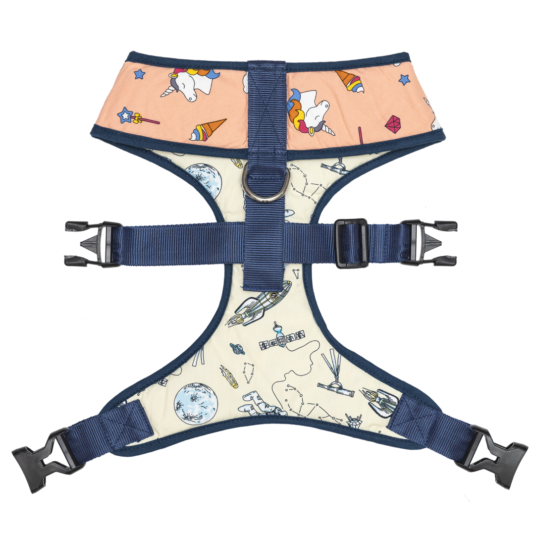Pet And Parents Galaxy Wonderland Reversible Harness for Dogs image 4