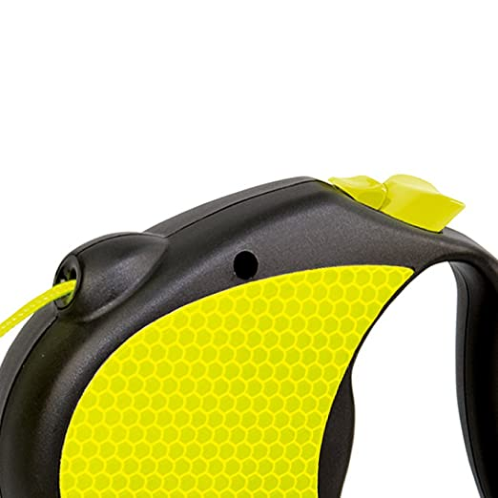 Trixie Flexi New Neon Retractable Leash for Dogs and Cats (Yellow) image 4