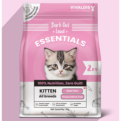 Bark Out Loud Essentials Real Fish Kitten Dry Food image 7