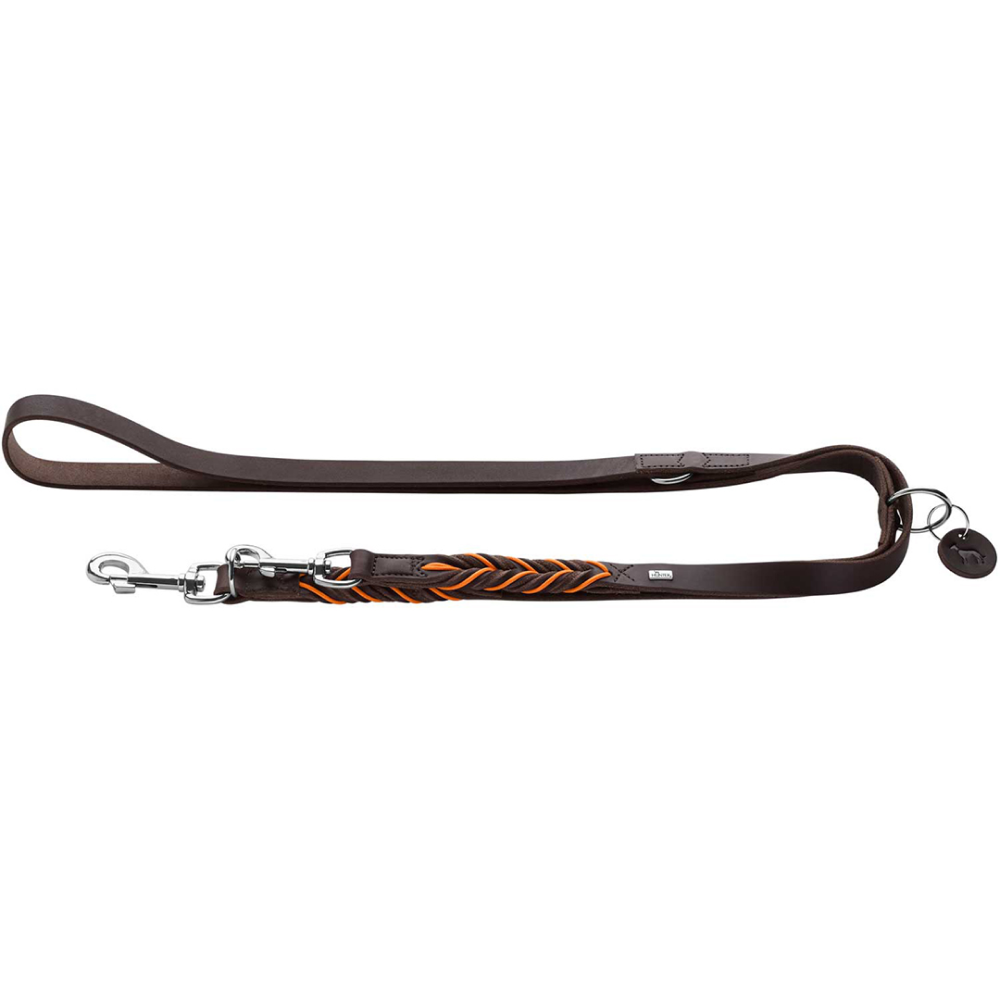 Hunter Solid Education Training Leash for Dogs (Dark Brown) image 1