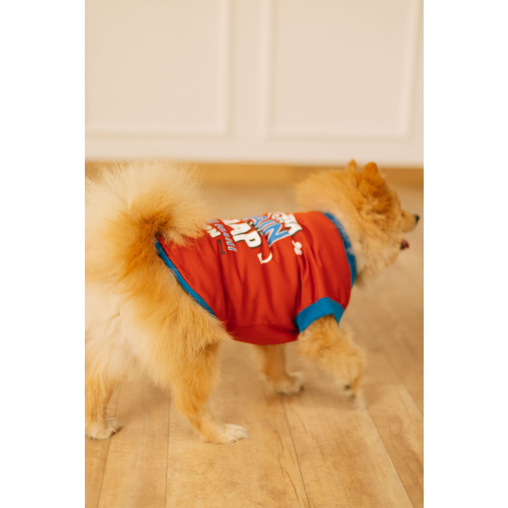 Pet Set Go Sunta Toh Mein Baap Ki Nahi T-shirt (Red) image 4