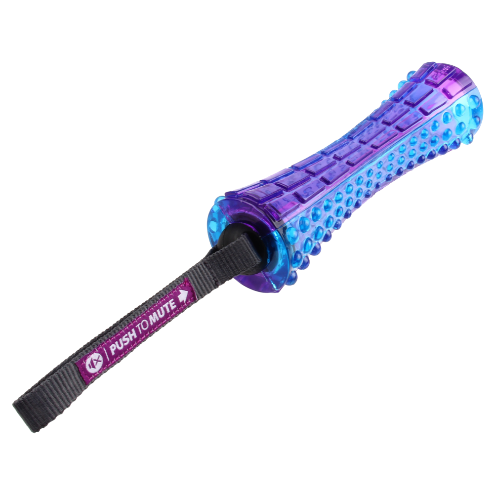 GiGwi Push To Mute Johnny Stick for Dogs (Purple/Blue) image 3
