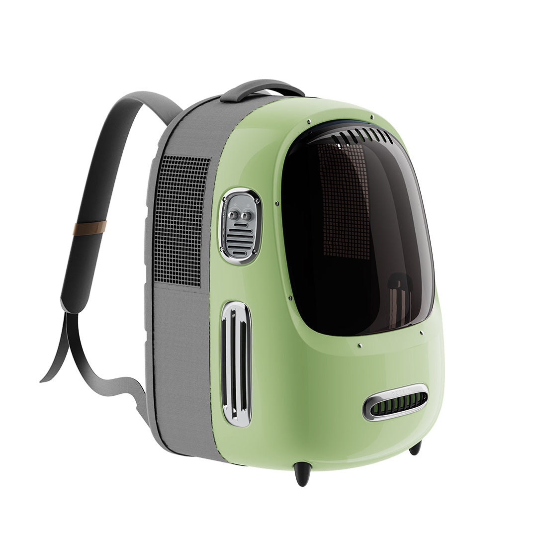 Petkit Breezy 2 Smart Carrier Backpack for Cats (Green) image 1