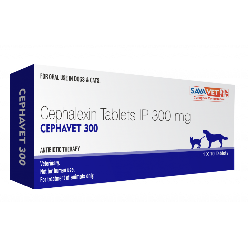 Savavet Cephavet 300mg (Cephalexin) Tablet for Dogs and Cats image 2