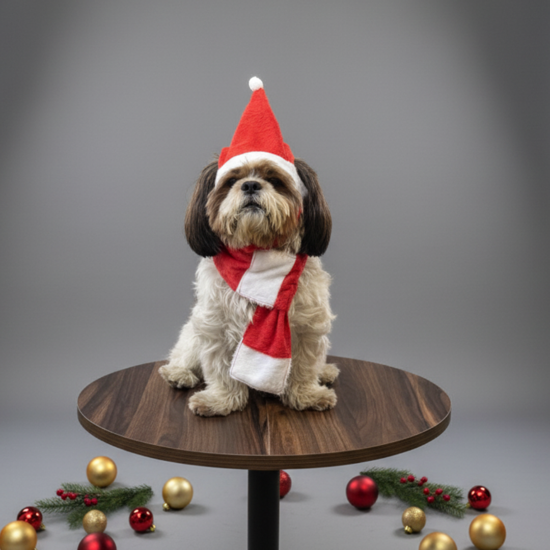 Pawgypets Christmas Scarf for Dogs and Cats image 2