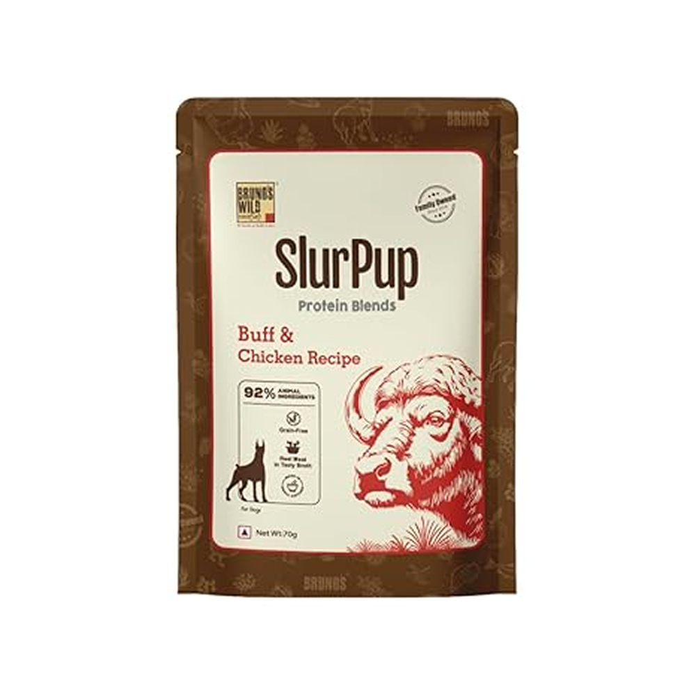 Bruno's Wild Essentials Slurpup Buff & Chicken Recipe Dog Wet Food