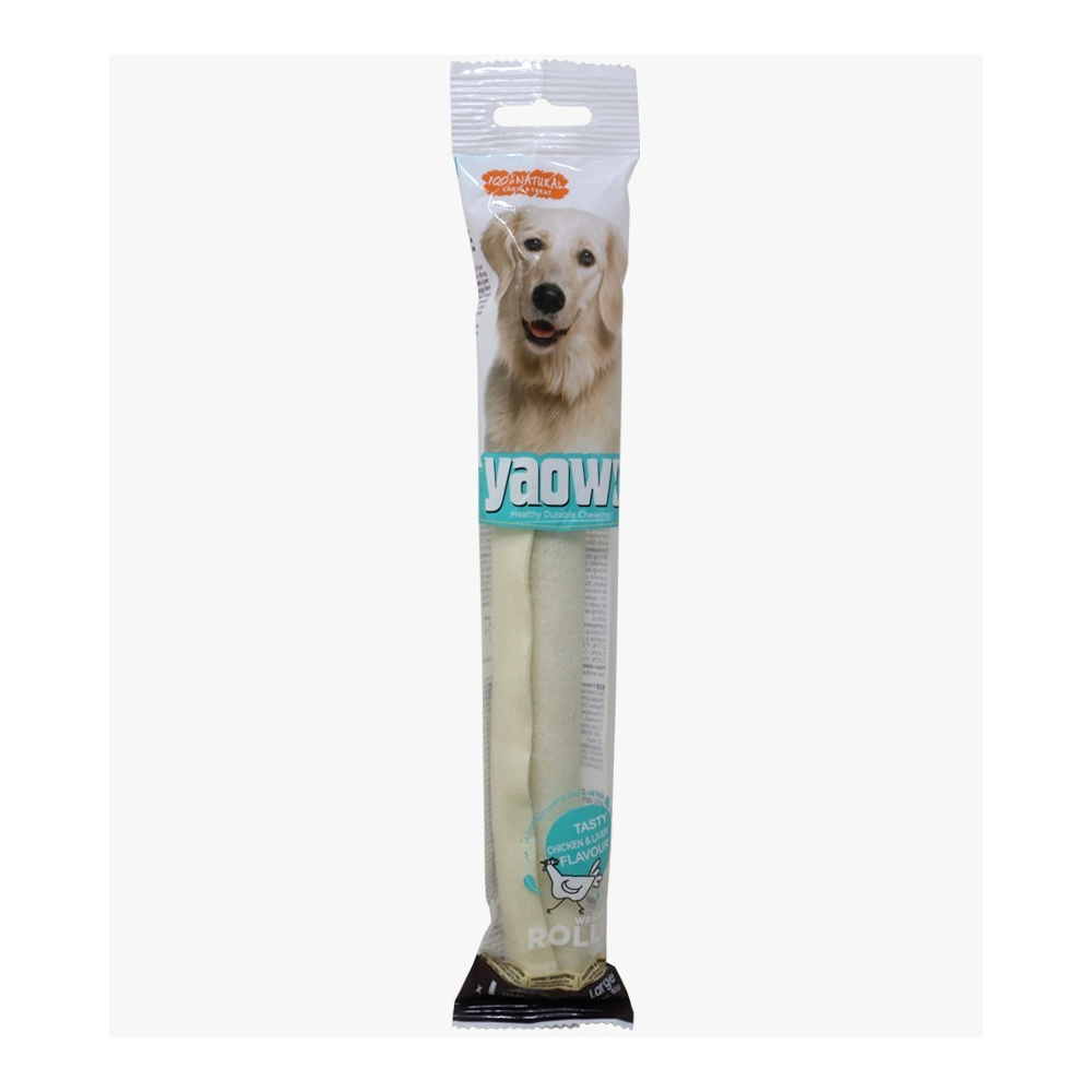 Gnawlers Yaowo Medulla Roll Dog Treats (9 inch) image 4