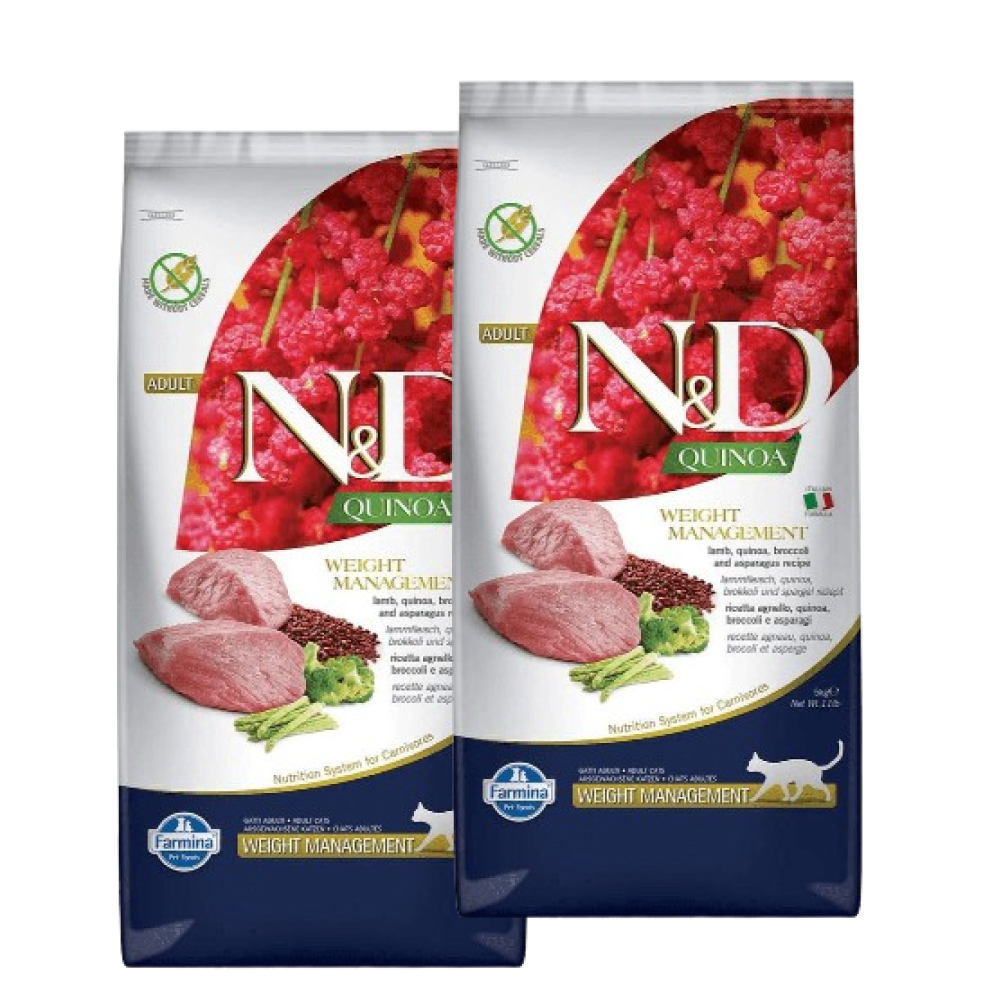 Farmina N&D Quinoa and Lamb Grain Free Weight Management Adult Cat Dry Food image 10