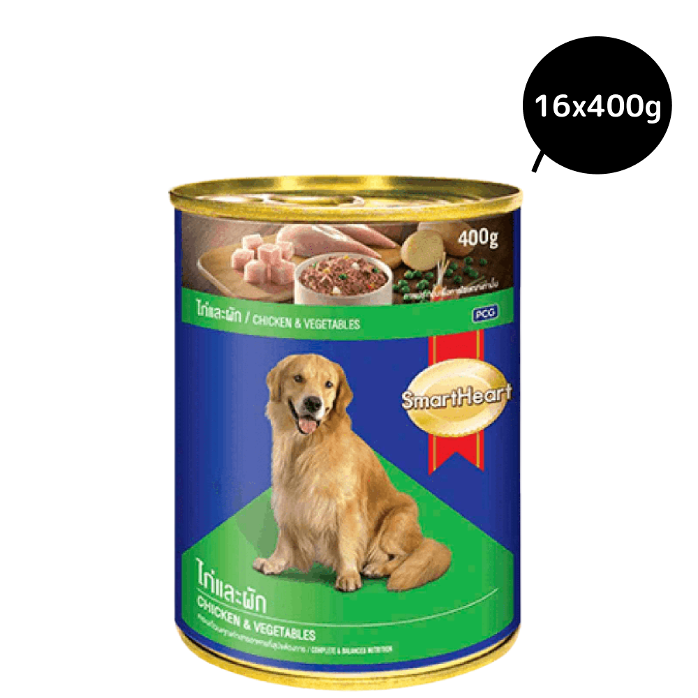 SmartHeart Chicken With Vegetables Adult Canned Wet Dog Food image 5