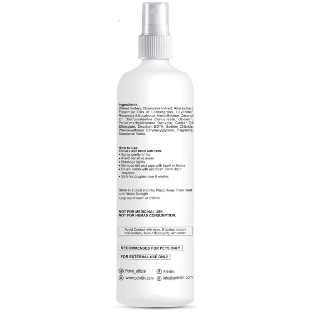 Petvit Plant Based Natural Waterless Shampoo for Dogs image 3