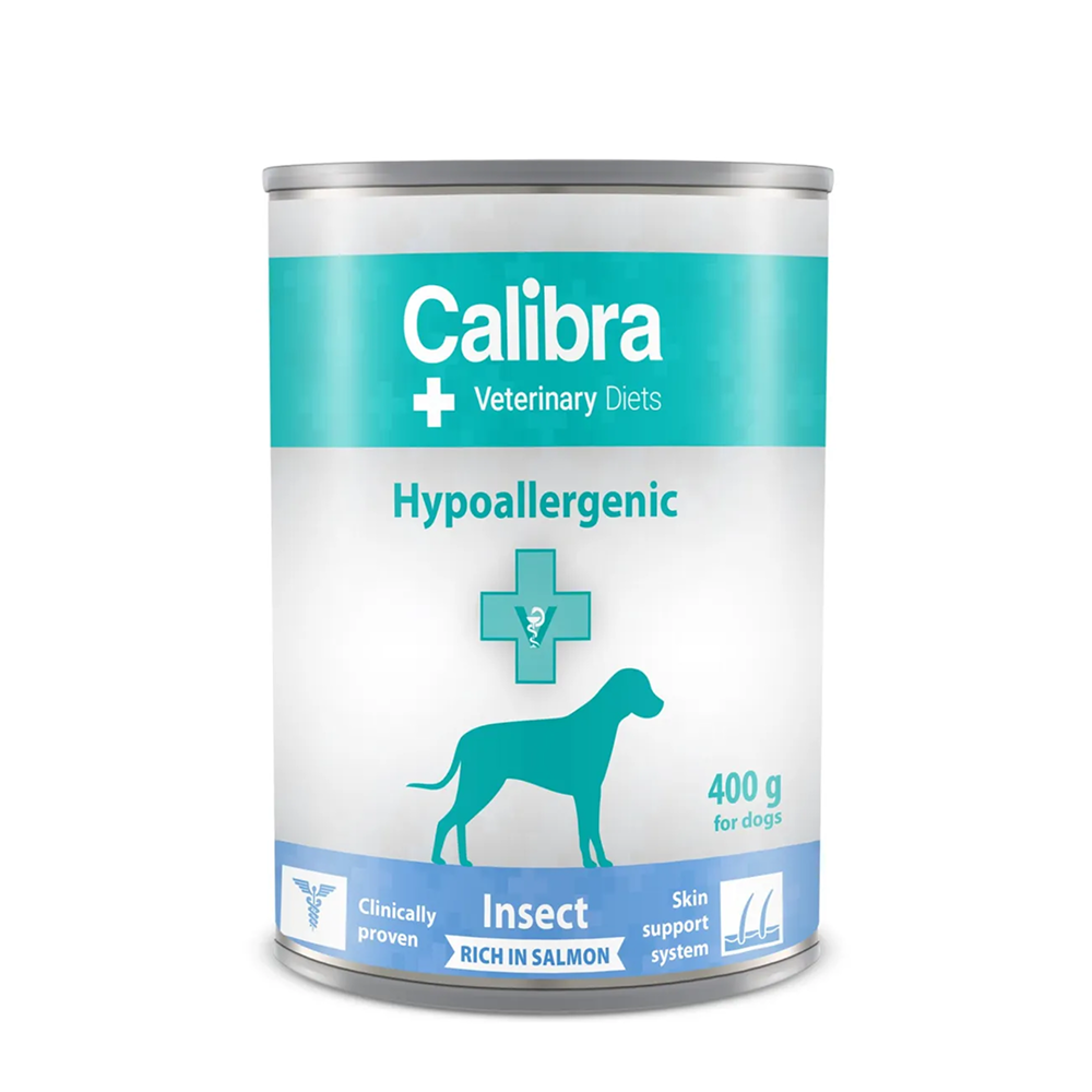 Calibra VD Dog Can Hypoallergenic Insect & Salmon Wet Food
