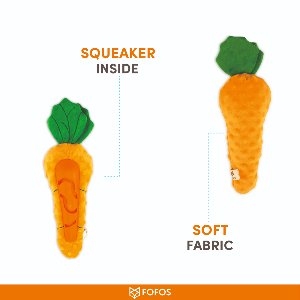 Barkbutler x Fofos Carrot Treat Toy for Dogs (Orange) image 4