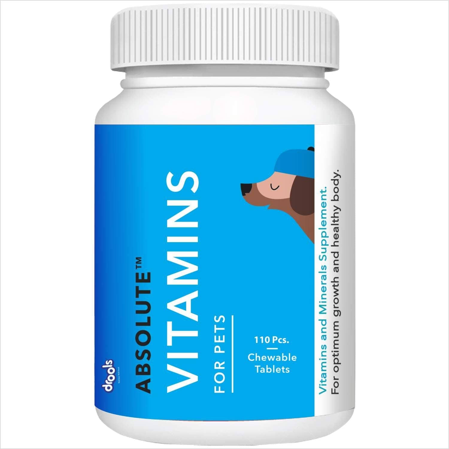 Drools Absolute Vitamin and Absolute Calcium Dog Supplement Tablets Combo image 7