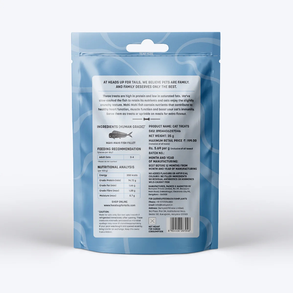 HUFT Mahi Mahi Fish Crunchies Chew Cat Treats image 3