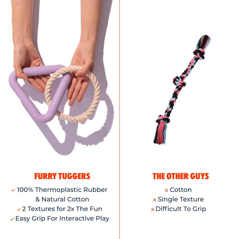Furry & Co Tuggers Toy for Dogs (Blush) image 3