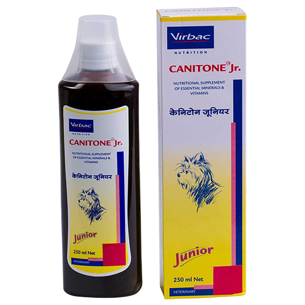 Virbac Canitone Junior Multivitamin Syrup for Dogs and Cats (250ml) image 3