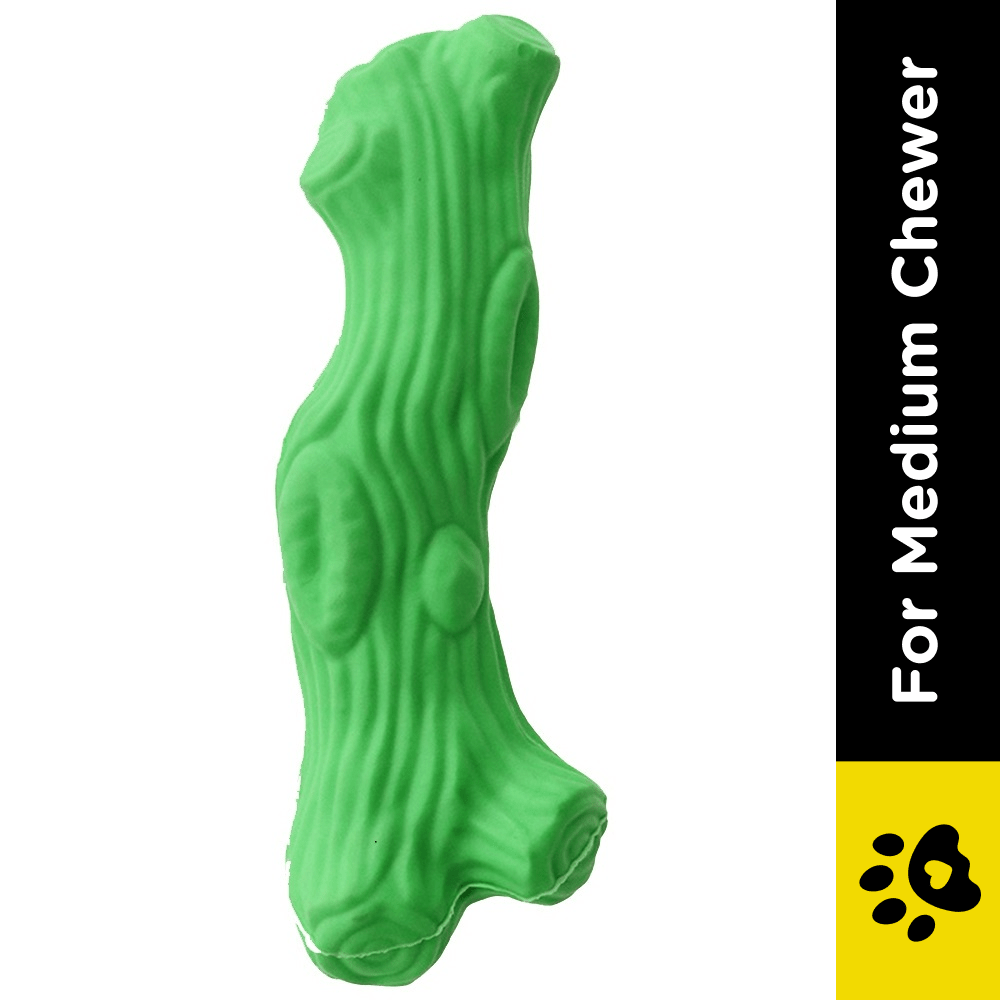 Goofy Tails Tree Trunk Chew Toys for Dogs (Green) image 2