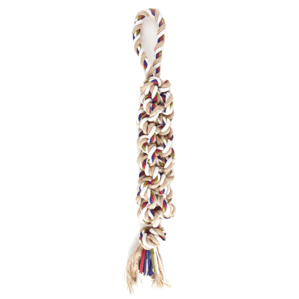 Barkbutler x Fofos Flossy Rope Toy Braided for Dogs