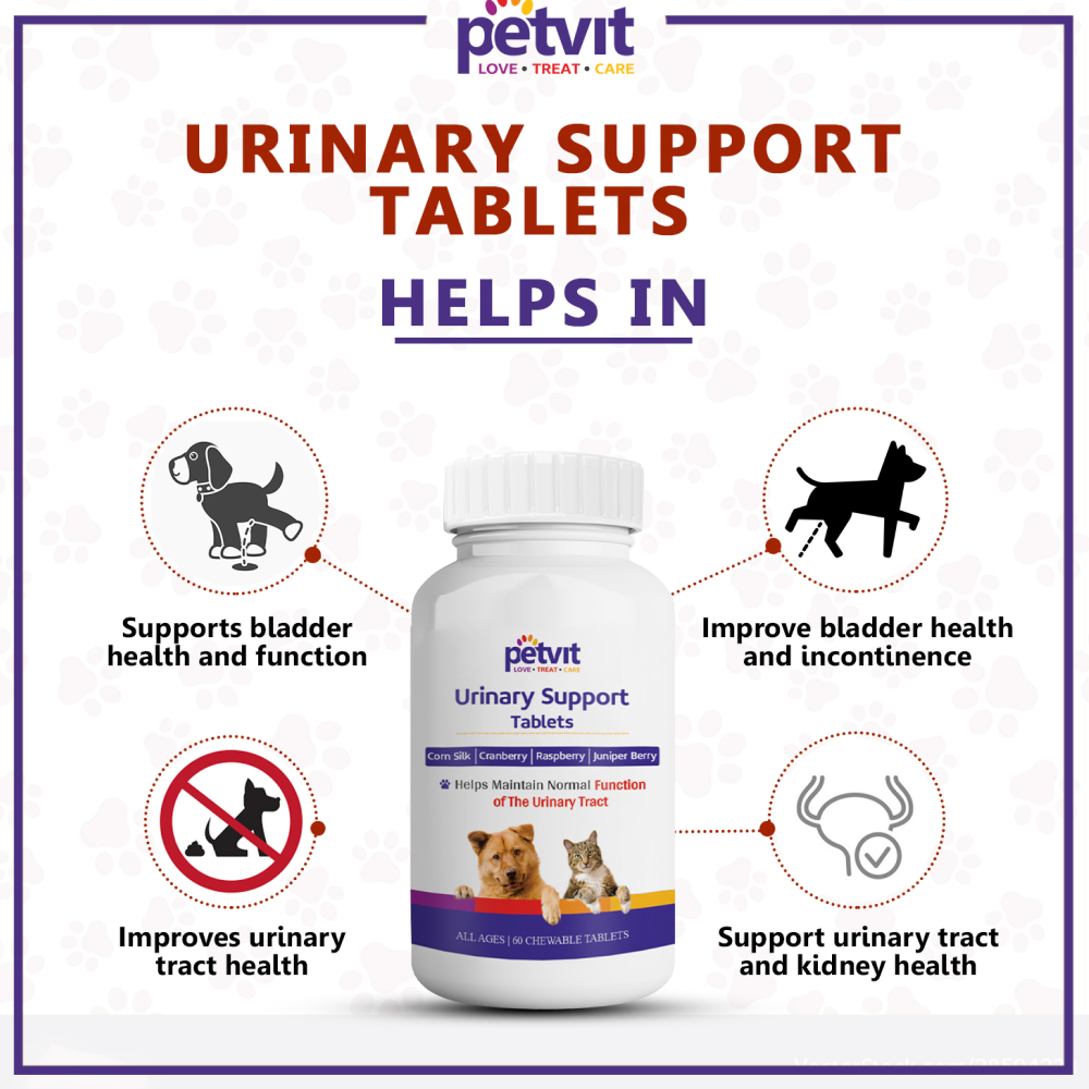 Petvit Urinary Support Tablets for Dogs and Cats image 2