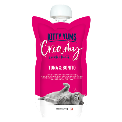 Kitty Yums Lickable Tuna & Bonito Creamy Cat Treat image 2
