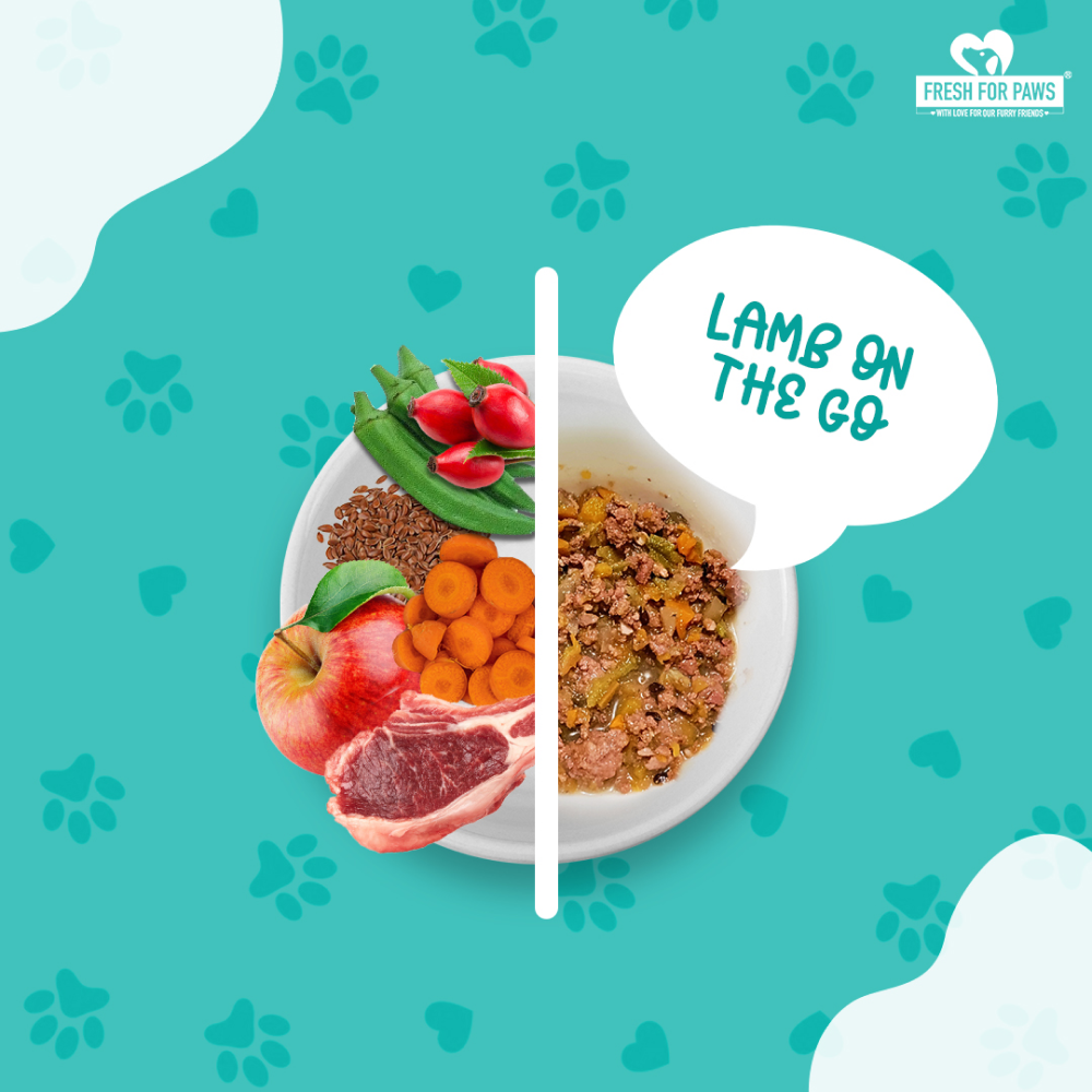 Fresh For Paws Lamb On The Go Dog Wet Food (100g) image 2
