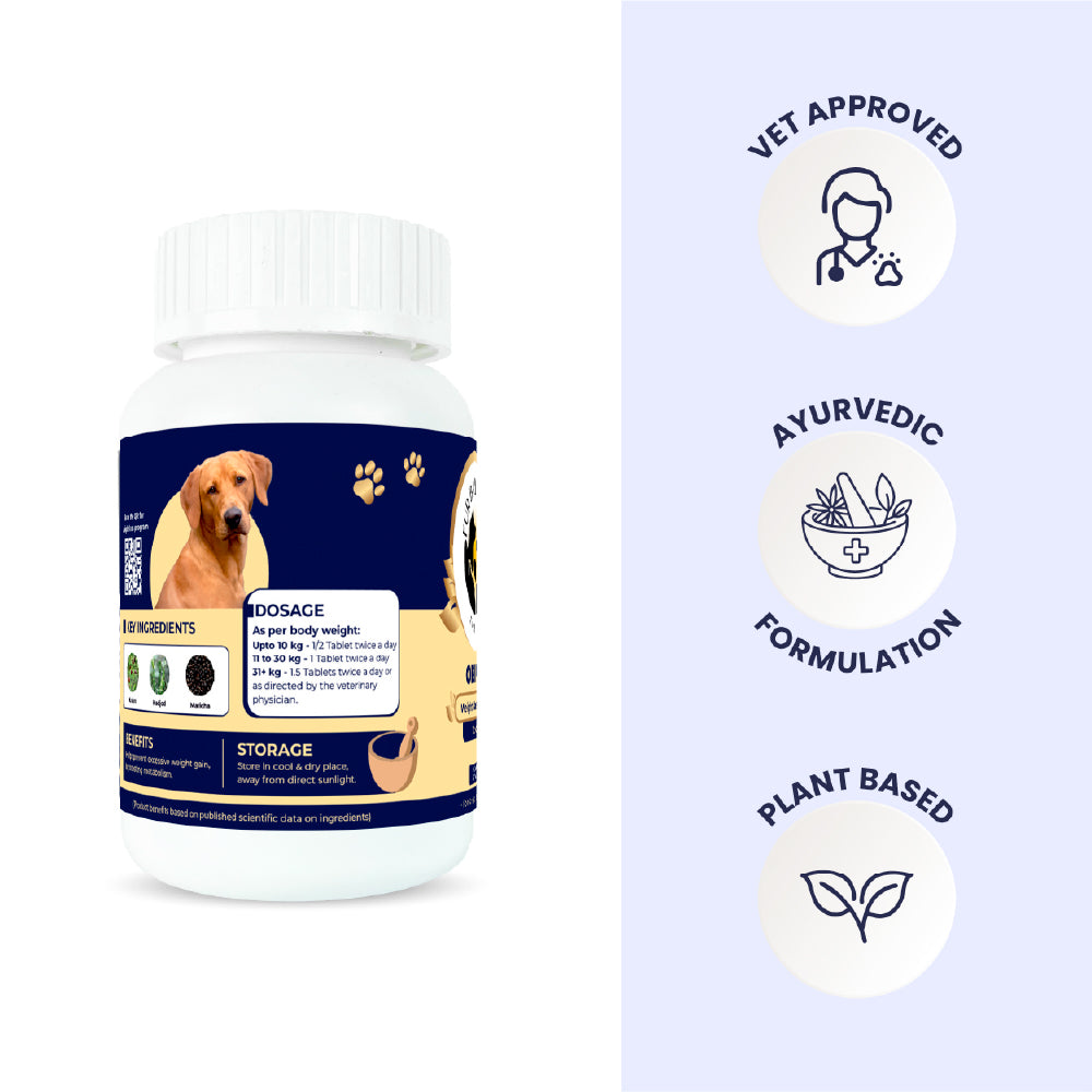 FurBall Story Obipet Weight Management Tablets for Dogs image 2