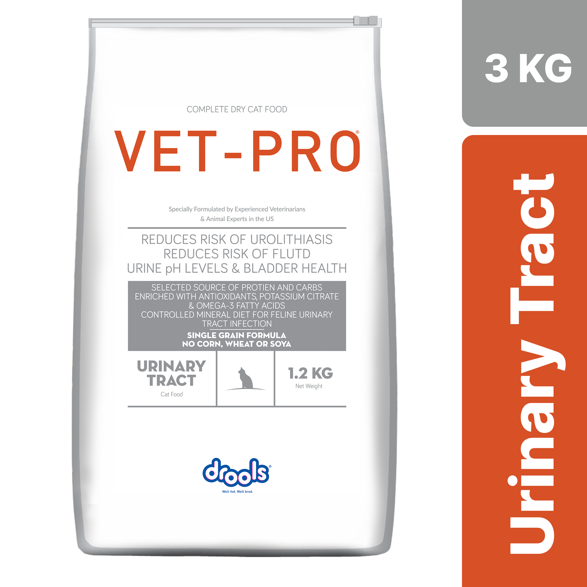 Drools VET PRO Urinary Tract Adult Cat Dry Food image 2