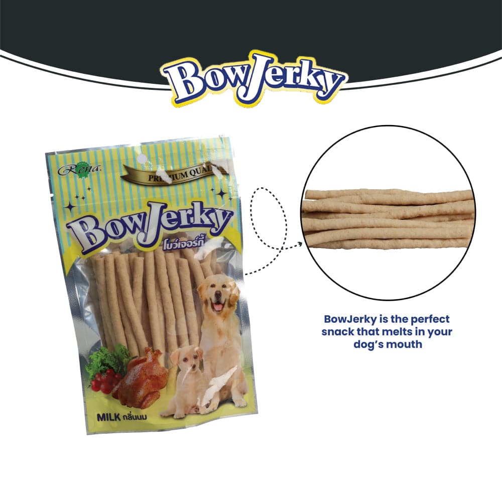 Rena BowJerky Milk Sticks Dog Treats image 6