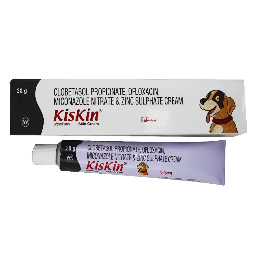 Intas Kiskin Ointment (Cream) (Corticosteroid) for Dogs and Cats image 2
