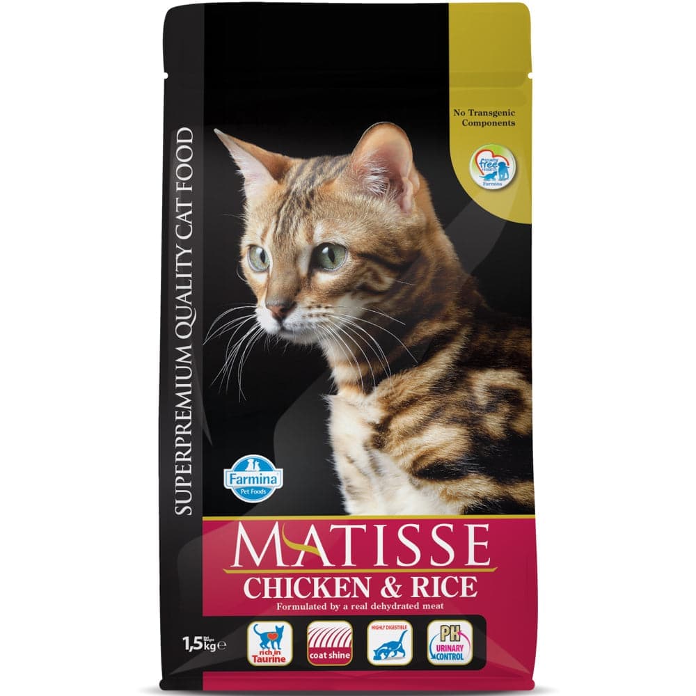 Farmina Matisse Chicken & Rice Adult Cat Dry Food image 2