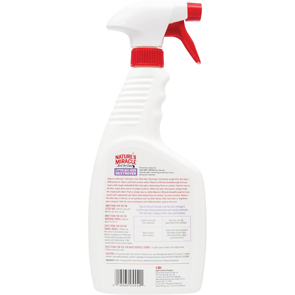 Nature’s Miracle Litter Box Odor Destroyer for Cats image 2