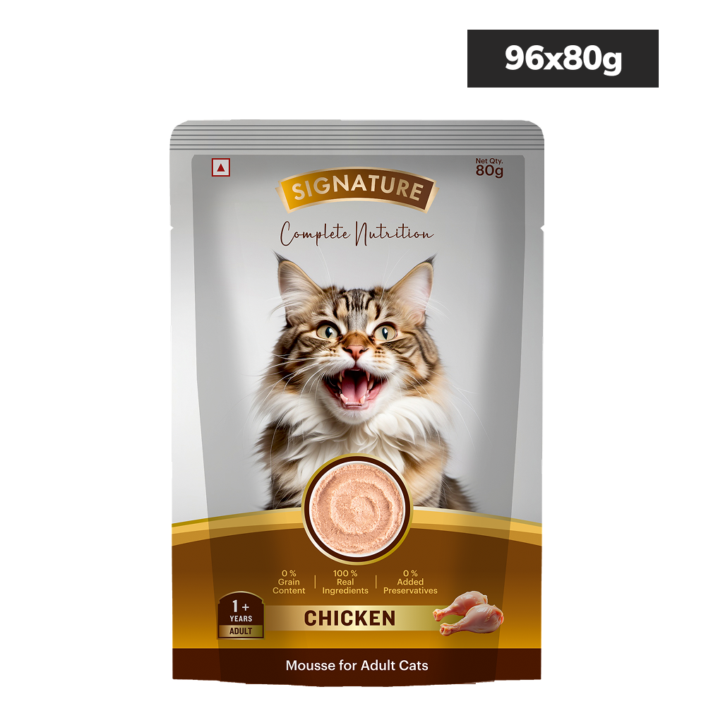 Signature Grain Zero Chicken Mousse Adult Cat Wet Food image 5