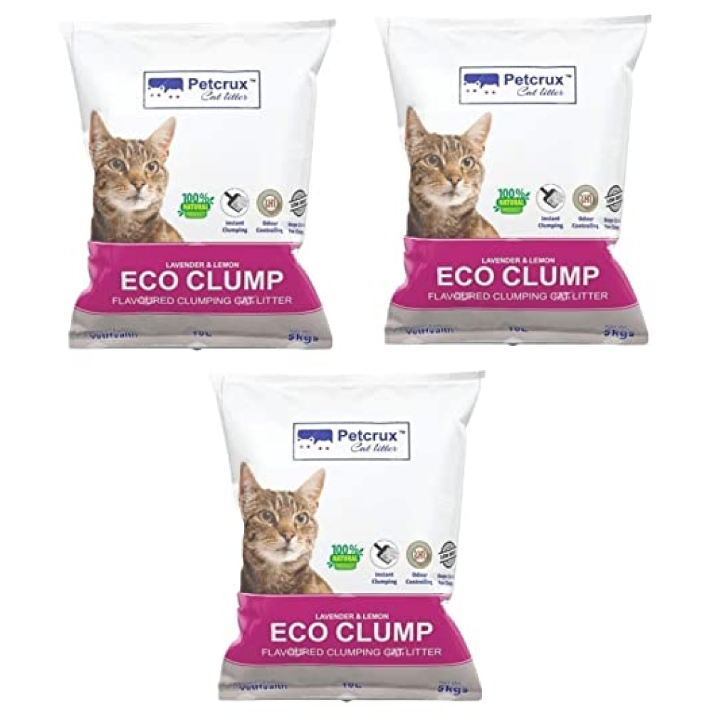 Petcrux Lavender Scented Eco Clumping Cat Litter image 2