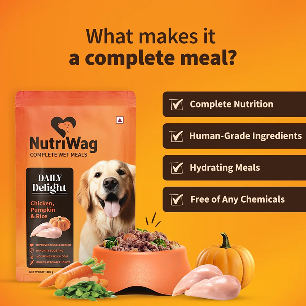 NutriWag Daily Delight Chicken, Pumpkin & Rice Dog Wet Food image 2