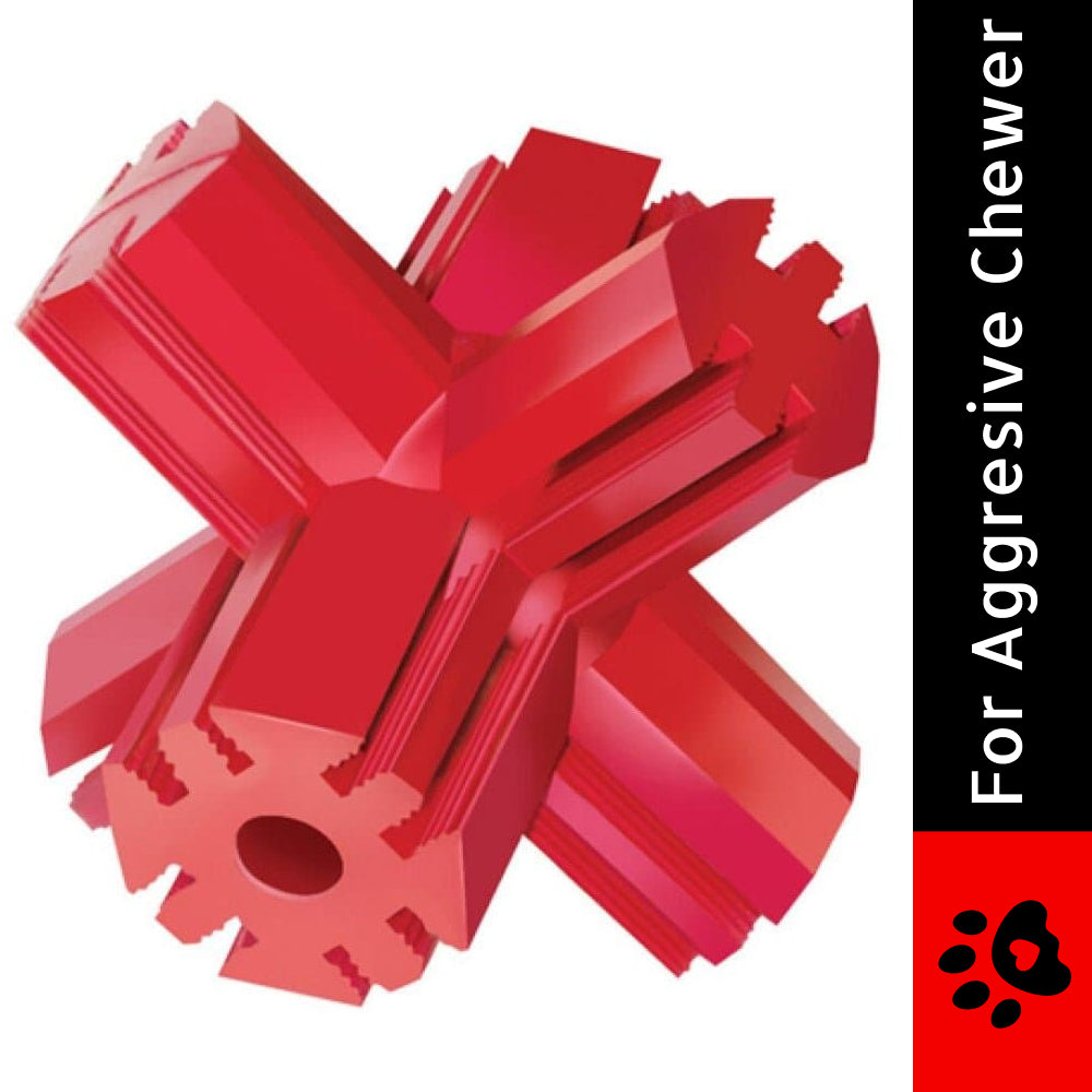Kong Jump 'N Jack Toy for Dogs (Red) | For Aggressive Chewers image 2
